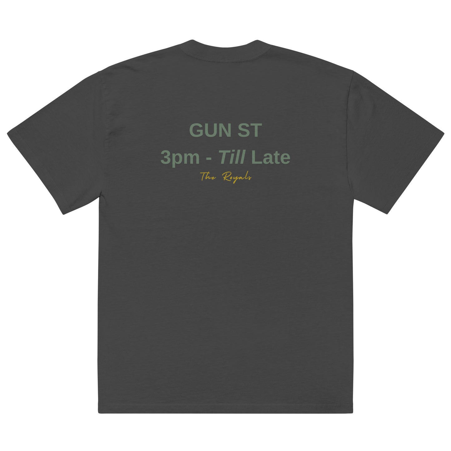 Gun St Oversized Faded Tee - The Royals Edition